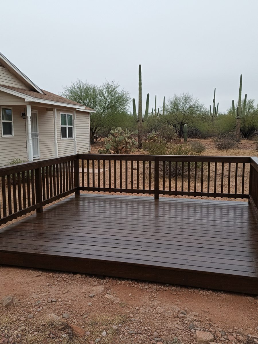 Composite Deck Installation completed by Western Deck Solutions in Chandler, AZ