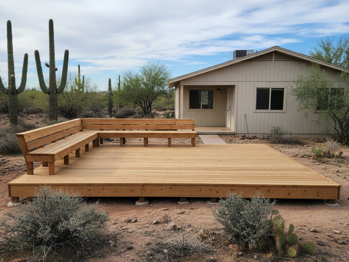 Pergola & Shade Structure Installation completed by Western Deck Solutions in Tempe, AZ